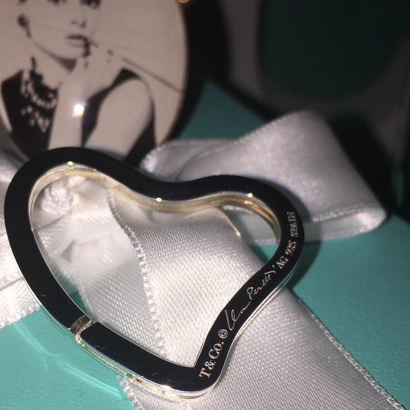 Elsa Peretti Open Heart Key Ring 